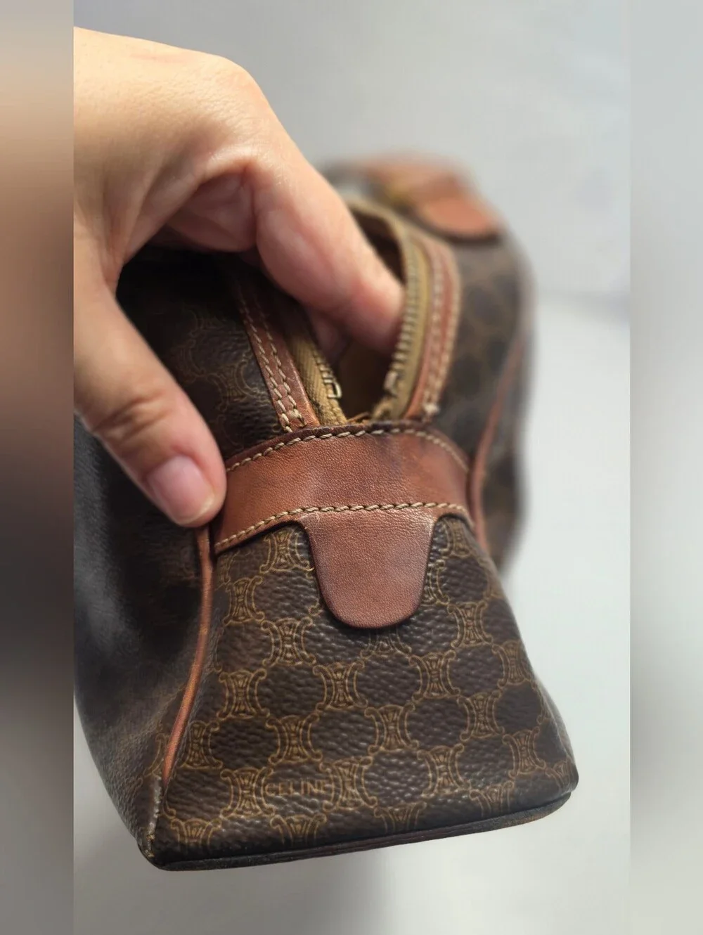 Vintage Celine Macadam Dome Bag